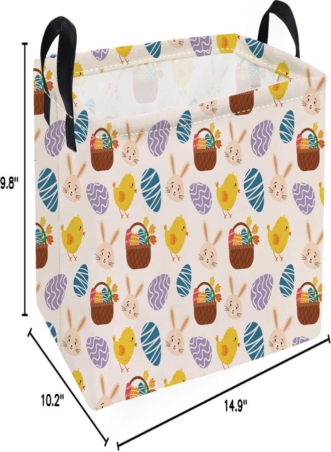 Essme Rectangular Easter Basket - Kids Easter Gift with Handles, Shelf Basket, Toy Organizer - Image 2